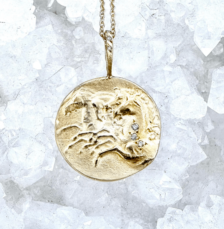 Robin Haley Necklaces "Wild Horses" 14K/Diam. Pendant