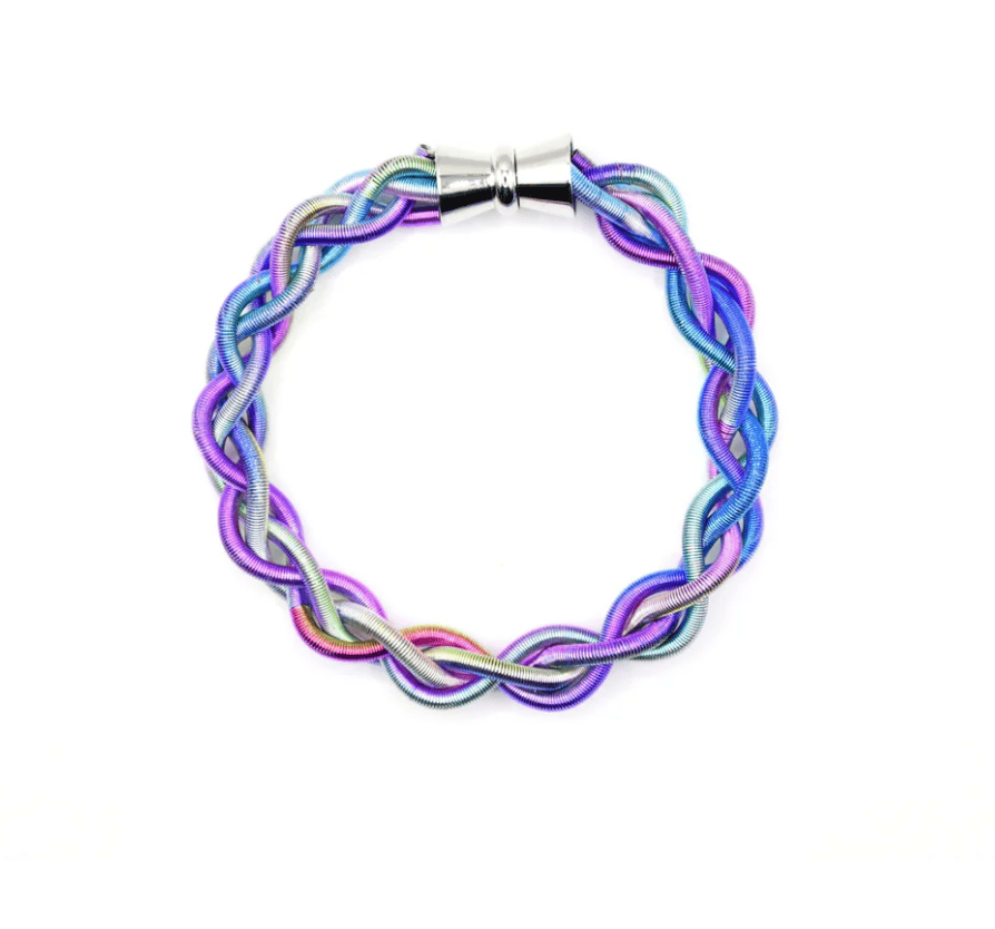 Sea Lily Bracelets Rainbow Braided Bracelet
