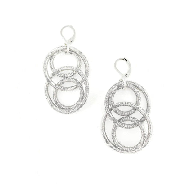 Sea Lily Earrings Piano Wire Lg Earring