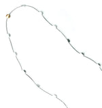 Sea Lily Necklaces 36" Silver/gold Tone Wire Disc Necklace