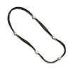 Sea Lily Necklaces Black Piano Wire Pearl necklace