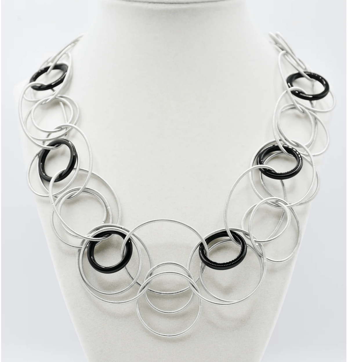 Sea Lily Necklaces Onyx & Wire Necklace