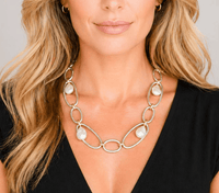 Sea Lily Necklaces Pearl & Silver/Gold Pianoi Wire Necklace