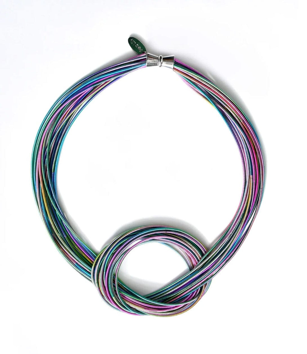 Sea Lily Necklaces Rainbow Piano Wire Necklace