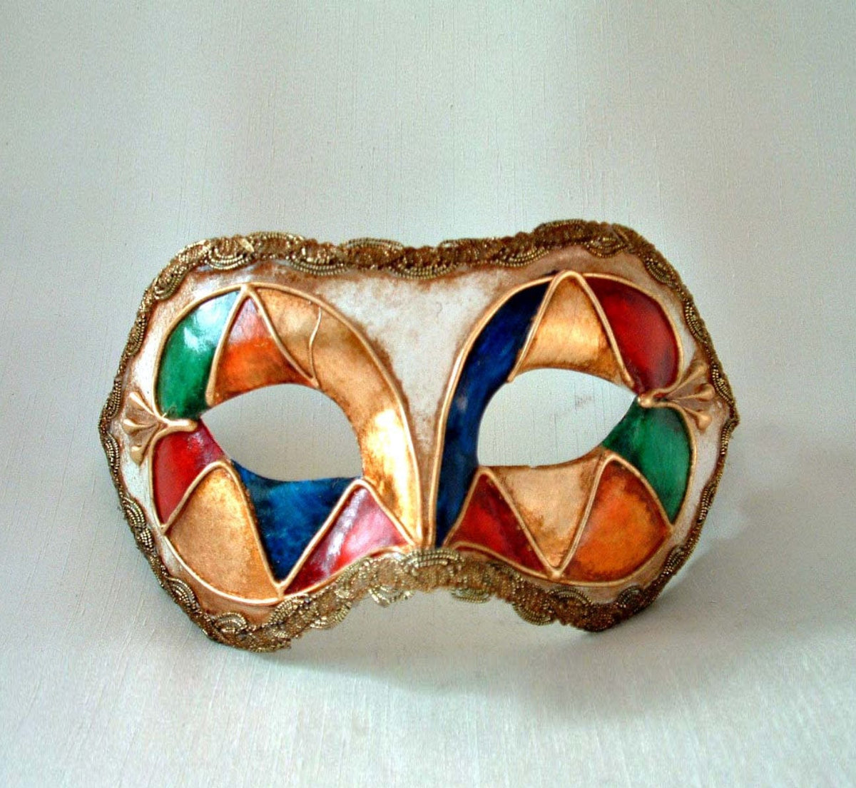 Si Lucia Venetian Masks Arlecchino Columbina