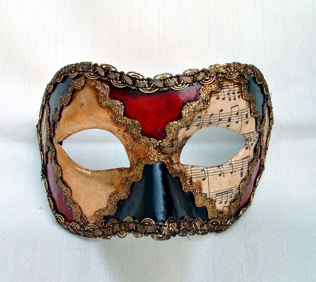 Si Lucia Venetian Masks Columbina Colors Music Mask