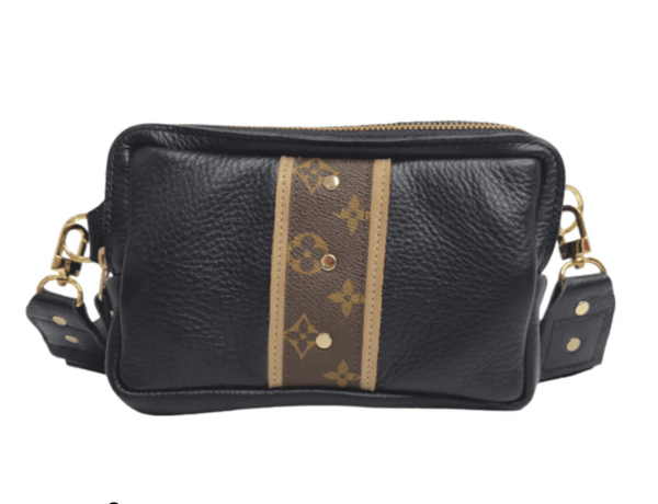 Upcycle LV Purses LV Bella Belt Black