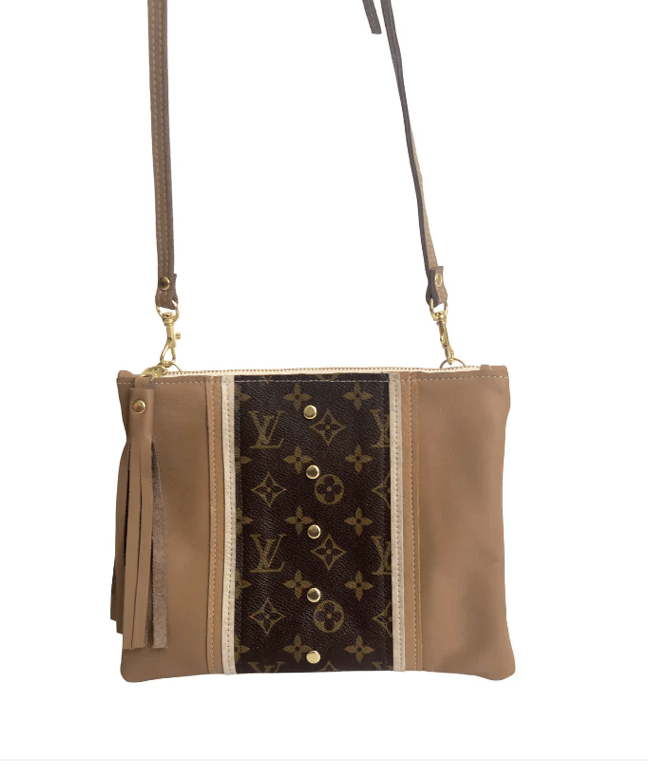 Upcycle LV Purses LV Caroline Crossbody Mocha Mousse