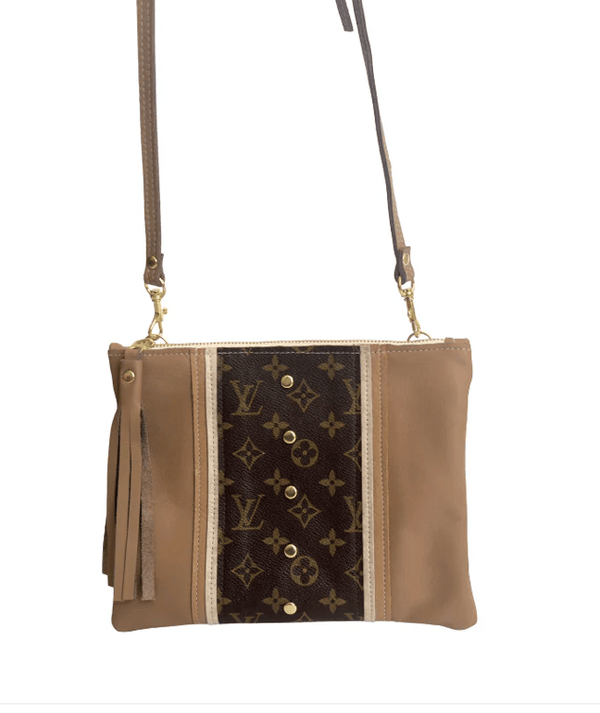 Upcycle LV Purses LV Caroline Crossbody Mocha Mousse