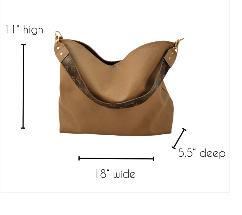 Upcycle LV Purses LV Sheila Shoulder Bag Mocha Mousse