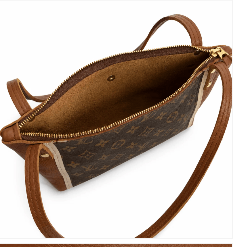 Upcycled Designer Leather Purses Emma Shoulder Bag Sienna