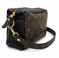 Upcycled Designer Leather Purses Val Shoulder Bag Black