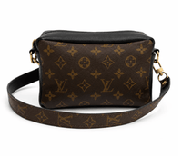 Upcycled Designer Leather Purses Val Shoulder Bag Black