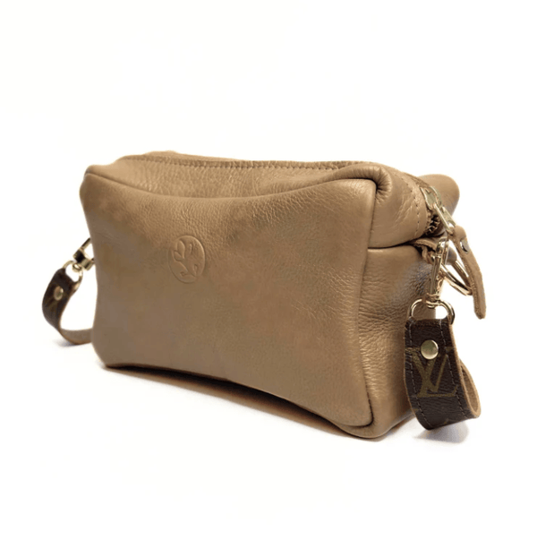 Upcycled Designer Leather Purses Val Shoulder Bag Bronze
