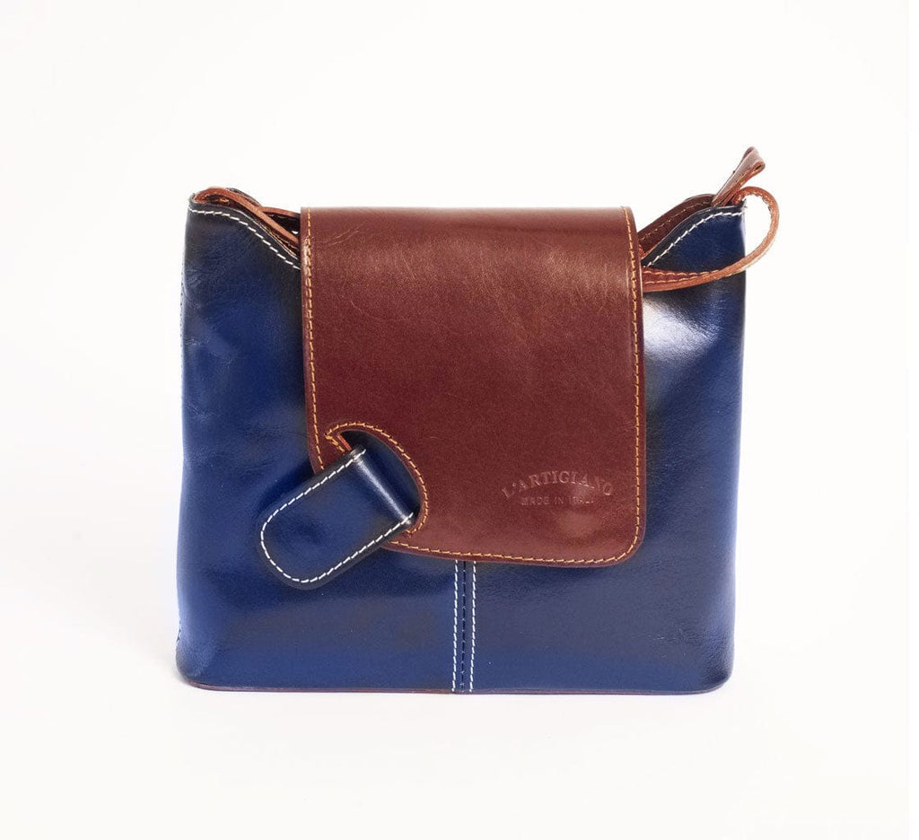 Vera Pelle Italian Leather Cross-body Handbag
