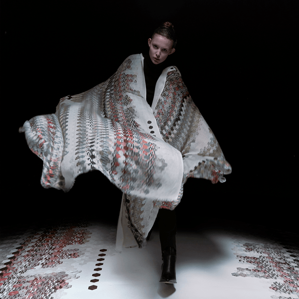 Yen Ting Cho Wraps & Scarves City Silhouette Wool Wrap