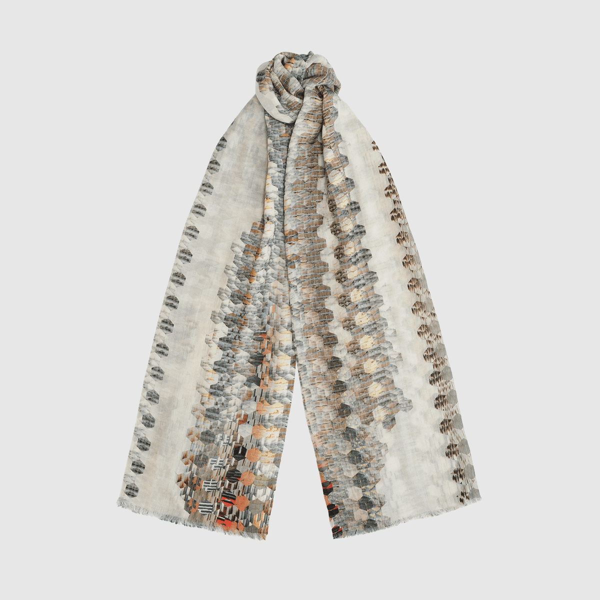 Yen Ting Cho Wraps & Scarves City Silhouette Wool Wrap