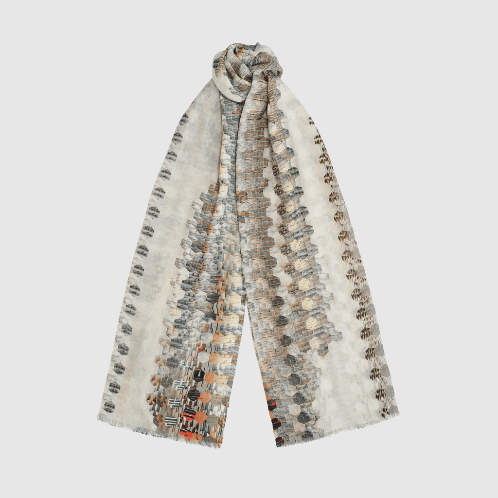 Yen Ting Cho Wraps & Scarves City Silhouette Wool Wrap