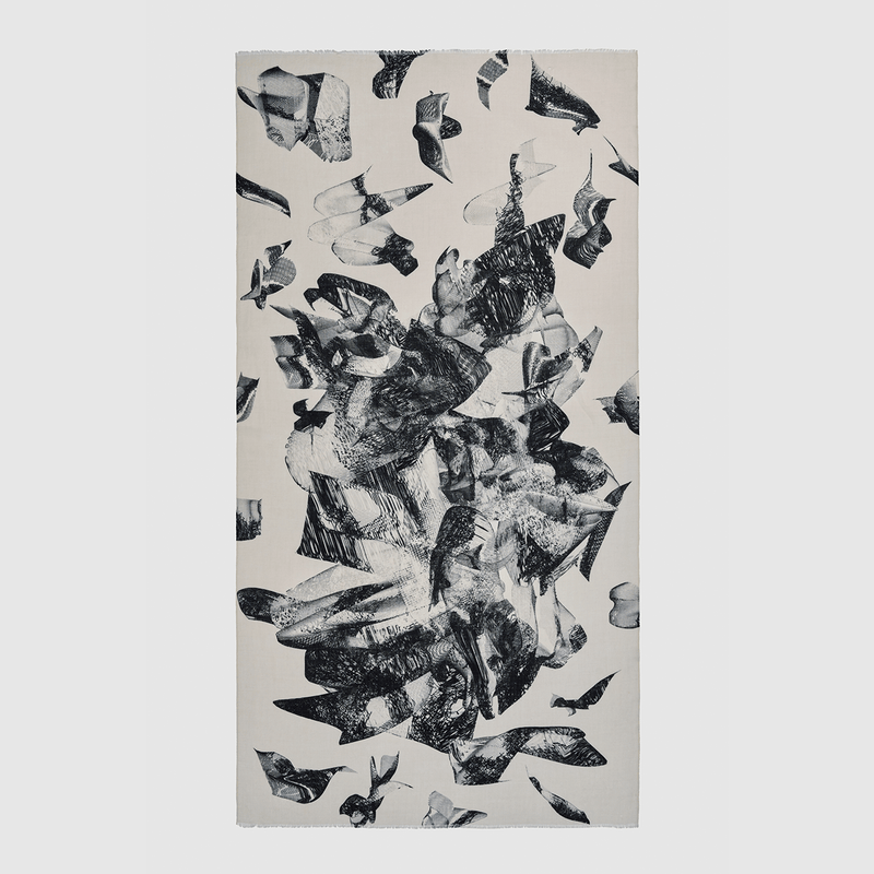 Yen Ting Cho Wraps & Scarves Dancing Shadows Wool Wrap