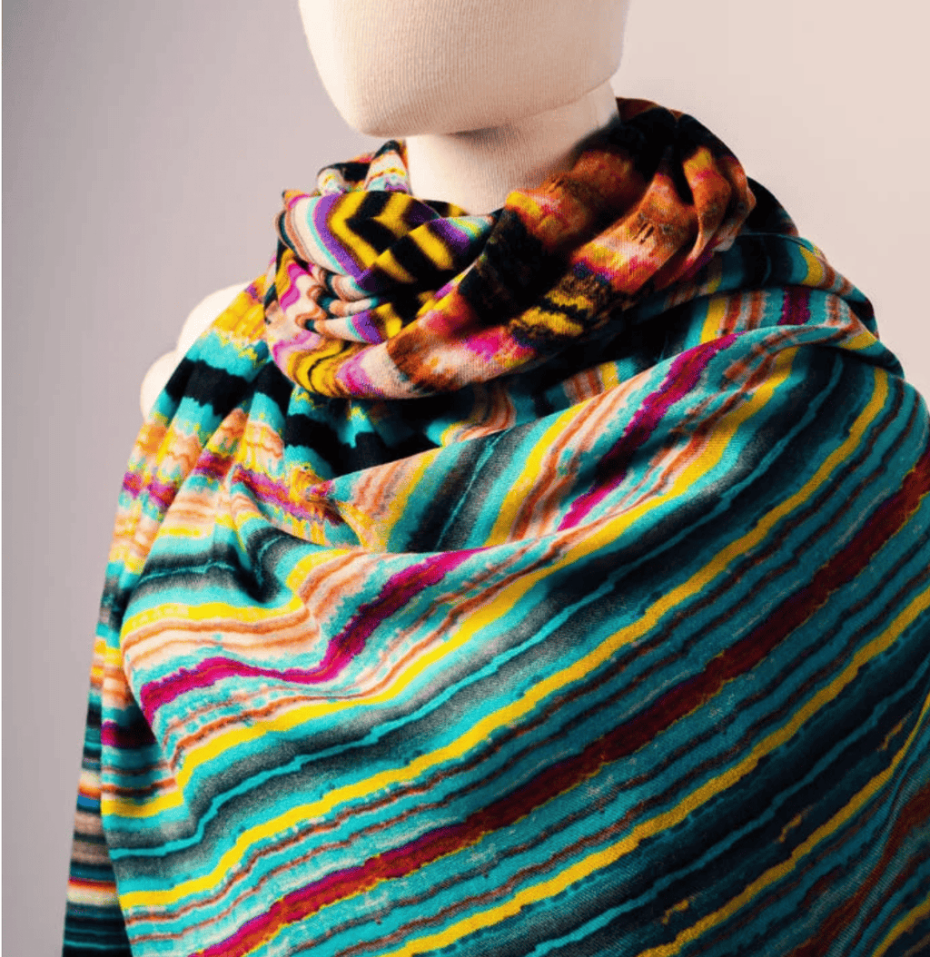 Yen Ting Cho Wraps & Scarves Four Seasons of Matsu Scarf