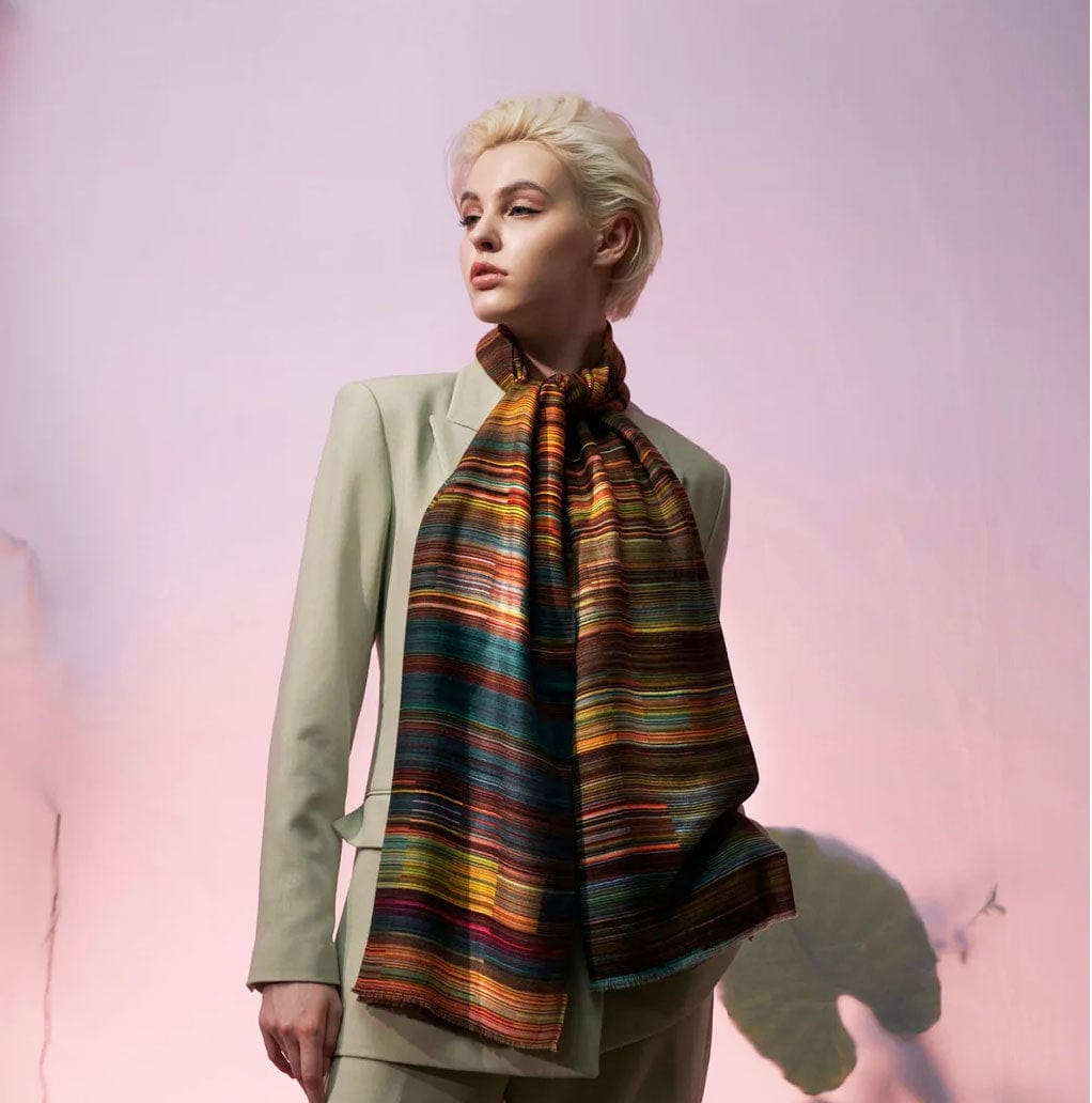 Yen Ting Cho Wraps & Scarves Gold Dust Wool Wrap
