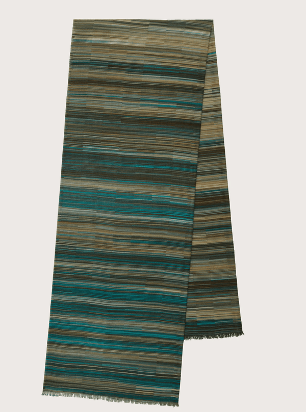 Yen Ting Cho Wraps & Scarves Mint Oasis Wool Scarf
