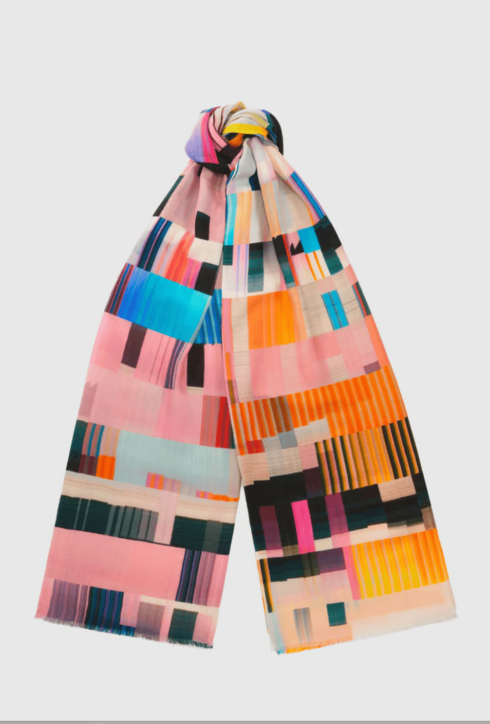 Yen Ting Cho Wraps & Scarves Rainbow Cube Wrap/Scarf