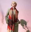 Yen Ting Cho Wraps & Scarves Red Drift Wool Wrap