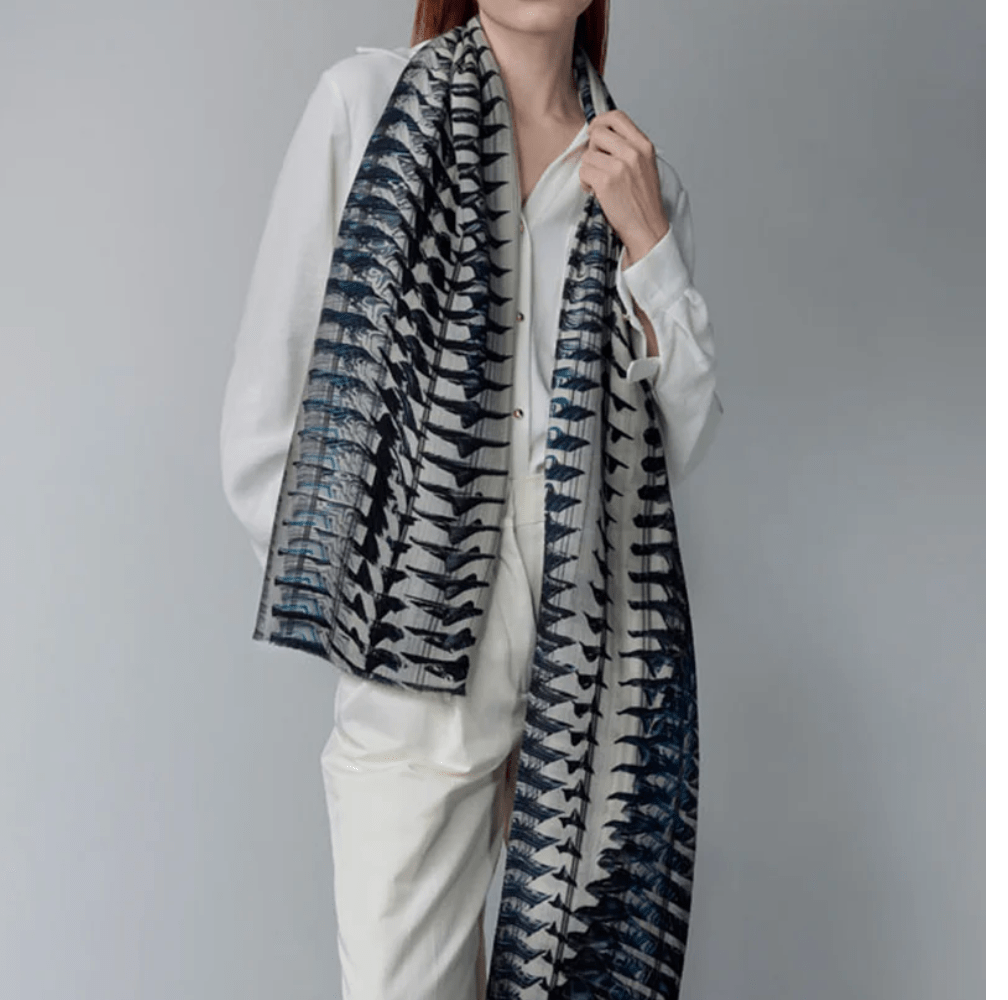 Yen Ting Cho Wraps & Scarves Submerge Wool Wrap