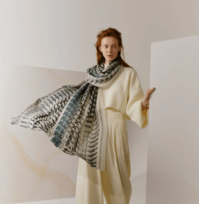 Yen Ting Cho Wraps & Scarves Submerge Wool Wrap