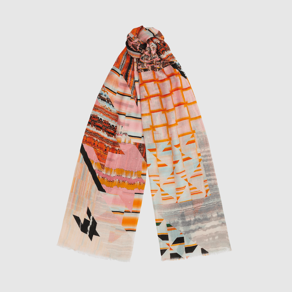 Yen Ting Cho Wraps & Scarves Sunlit Rhythm Wool Wrap