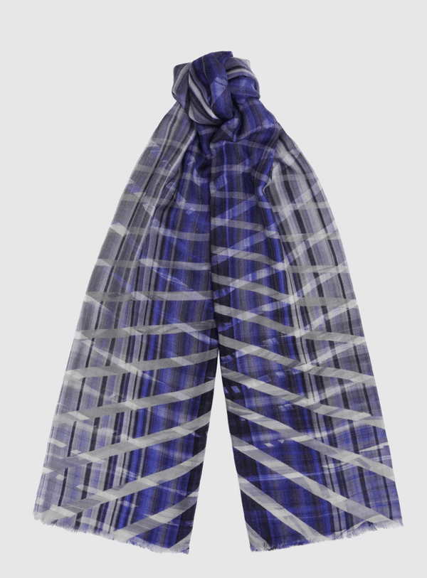 Yen Ting Cho Wraps & Scarves Violet Pulse Scarf