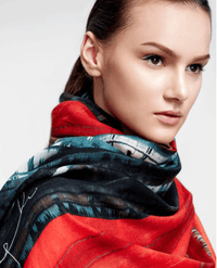 Yen Ting Cho Wraps & Scarves Volcano Pure Wool Scarf