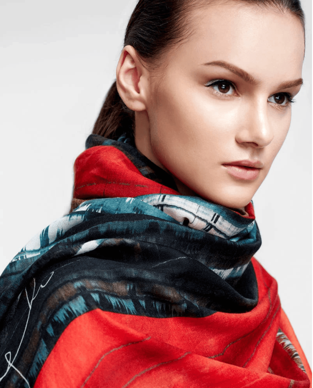 Yen Ting Cho Wraps & Scarves Volcano Pure Wool Scarf