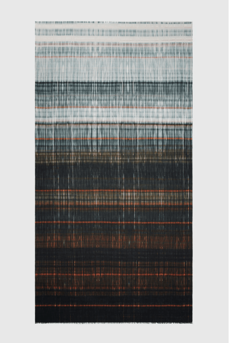 Yen Ting Cho Wraps & Scarves Waterfall Pleat Wool Wrap