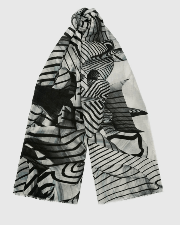 Yen Ting Cho Wraps & Scarves Wave Whirl Wool Wrap