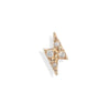 Anzie Earrings Aztec Mini Bolt Diamond 14K Stud