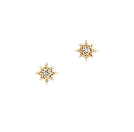 Anzie Earrings North Star Diamond ER