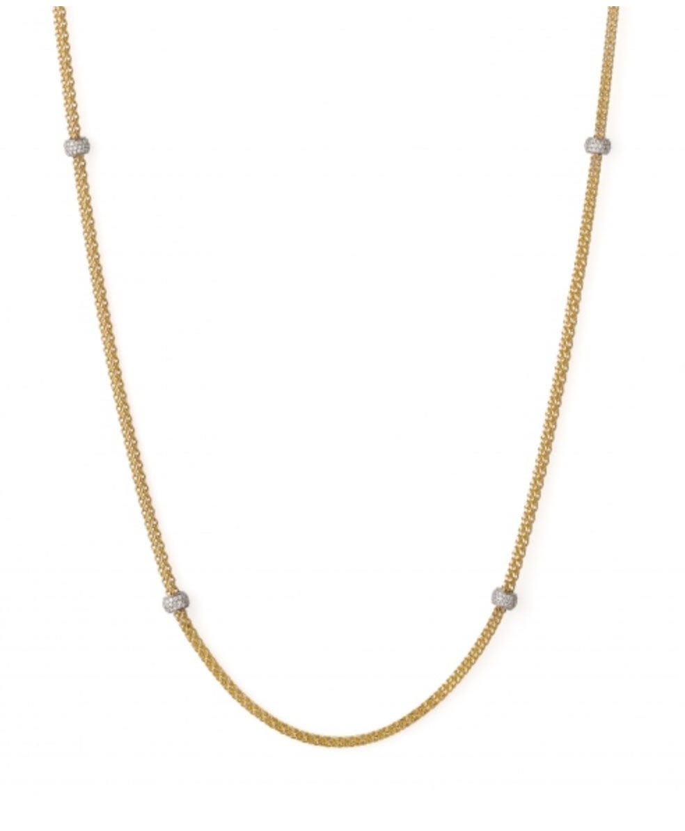Bizzotto Necklaces Diamond Pave 18K Chain