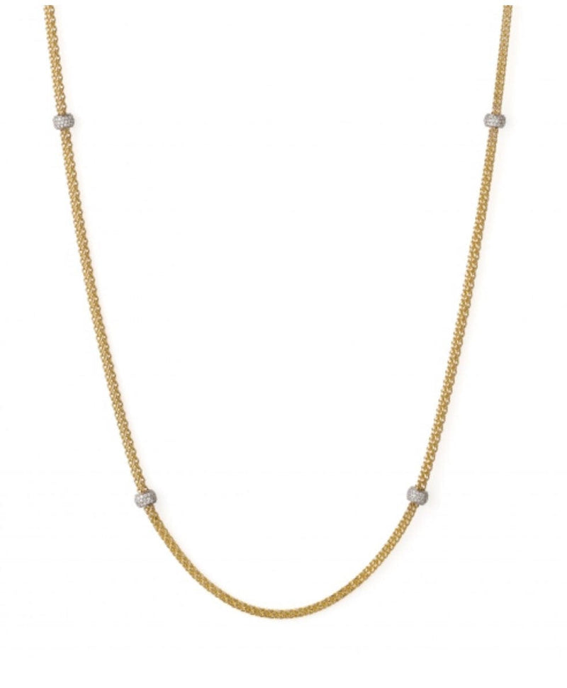 Bizzotto Necklaces Diamond Pave 18K Chain