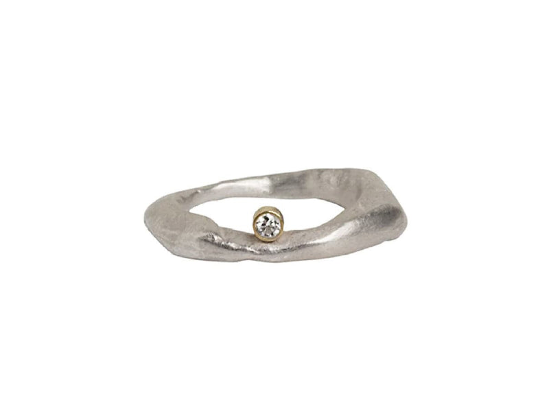 Chikahisa Rings Odyssey Diamond & Sterling Ring
