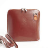 Italian Leather Leather Goods Celia Brown & Tan Cross Body