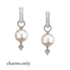 JudeFrances Earring Charms Lisse Pearl 18k Earring Charms