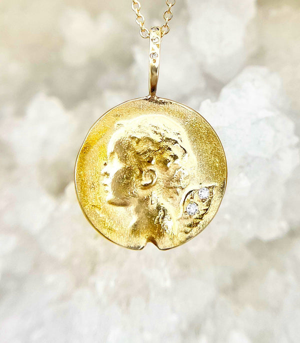 Robin Haley Necklaces "Home" 14K & Diamond Pendant