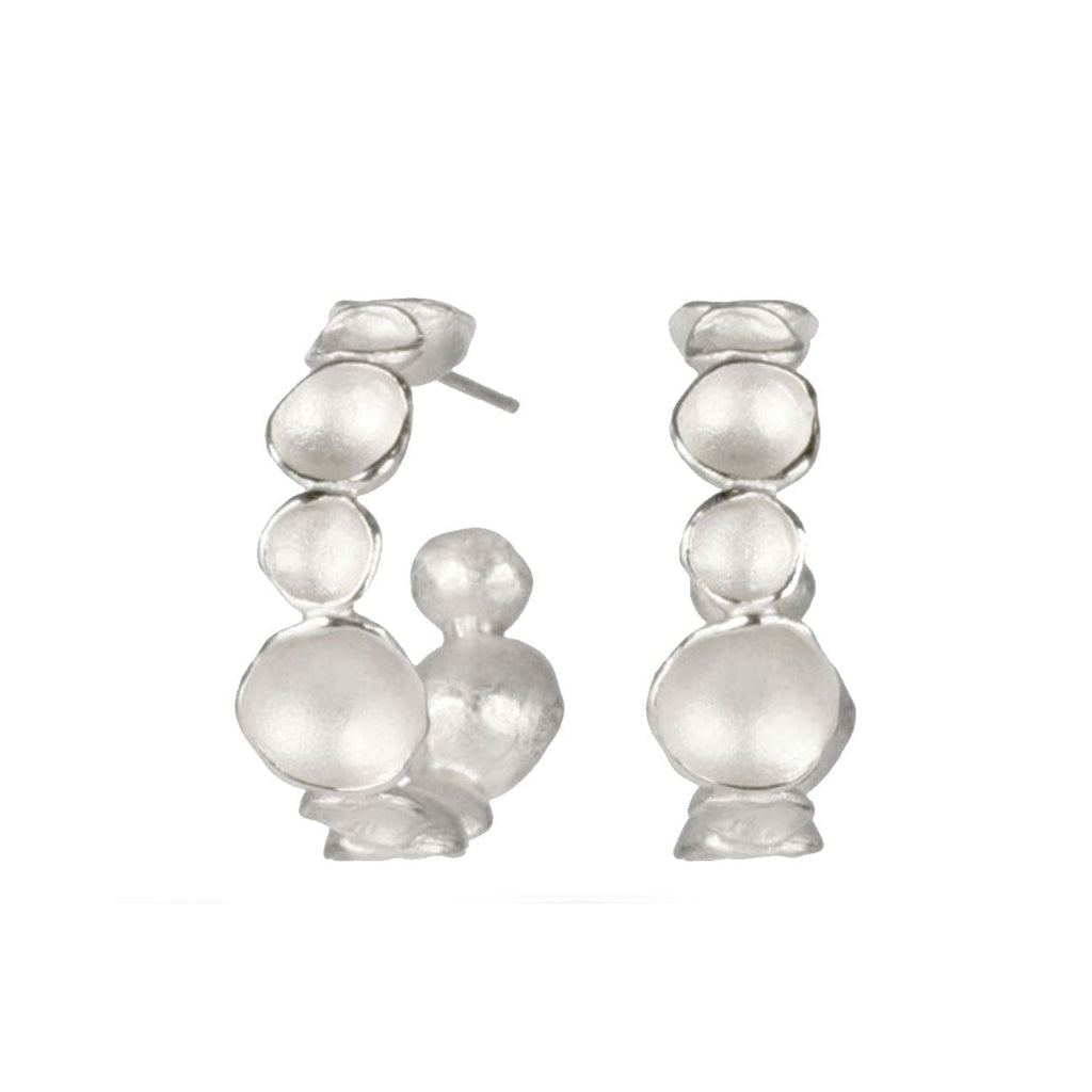 Sarah Richardson Earrings Sterling Pod Hoop Earrings