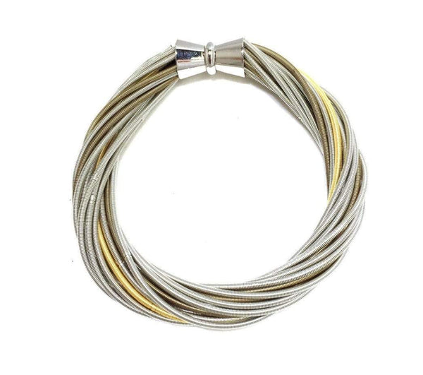 Sea Lily Bracelets Multi-Tone Twist Piano Wire Bracelet
