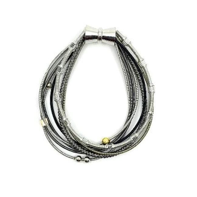 Sea Lily Bracelets Multicolor Textured Wire Bracelet