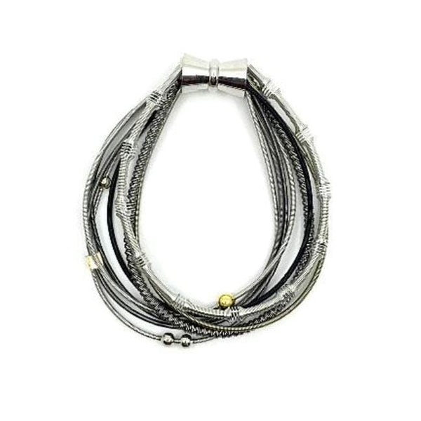 Sea Lily Bracelets Multicolor Textured Wire Bracelet