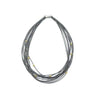 Sea Lily Necklaces Slate Wire Nk Silver & Gold beads