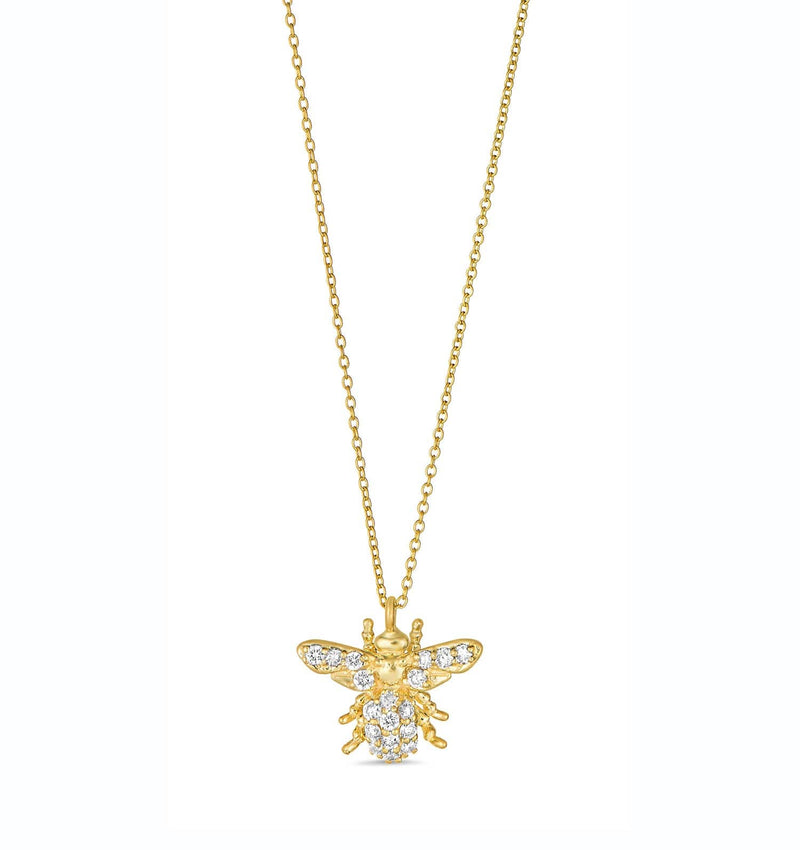 Tanya Farah Necklaces Diamond Bee 18K Necklace